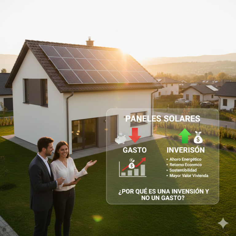 Paneles Solares: ¿Por Qué Es una Inversión y No un Gasto?
