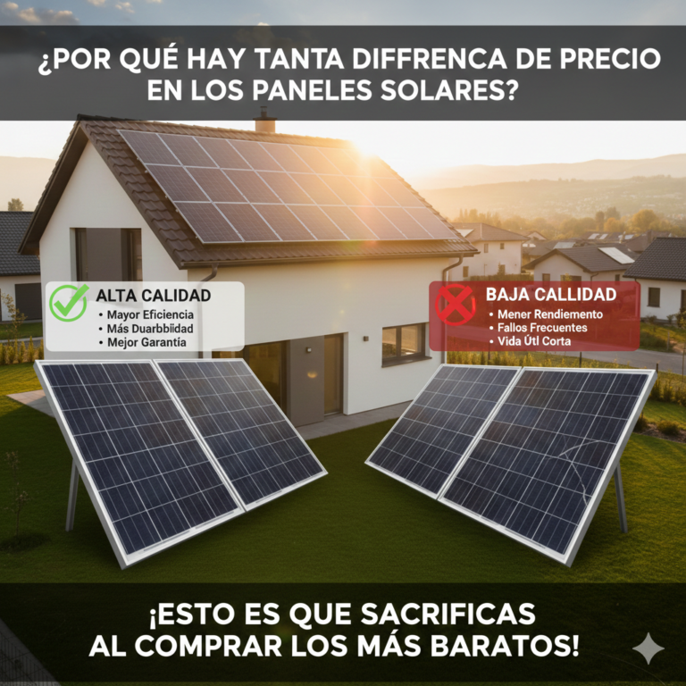 ¿Por Qué Hay Tanta Diferencia de Precio en los Paneles Solares? Esto Es Lo Que Sacrificas al Comprar los Más Baratos